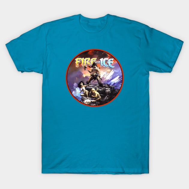 Fire and Ice Film (Alt Print) T-Shirt by Nerdology